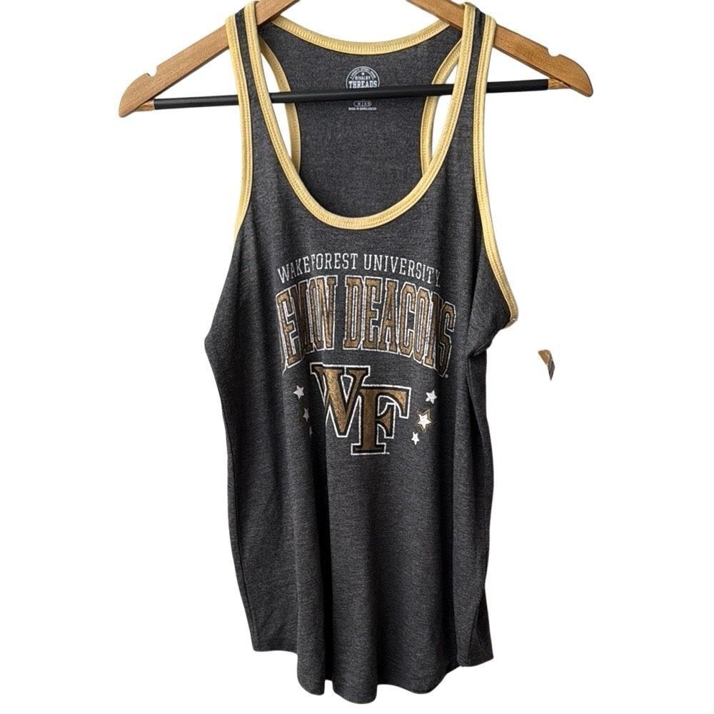 Wake Forest Demon Deacons Tank Top Women’s M Rivalry Threads NCAA Game Day NWT